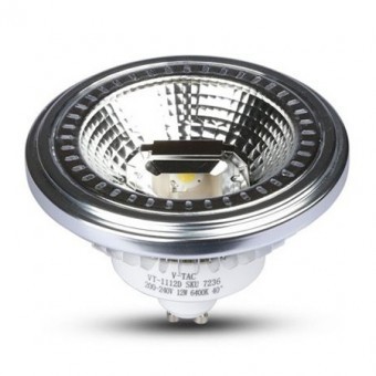 SPOT LED GU10 AR111 12W 4500K ALB NEUTRU foto