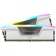 Memorie Vengeance STD PMIC XMP 3.0 White Heatspreader 32GB (2x16GB), DDR5, 6200MT/s, CL 36, RGB