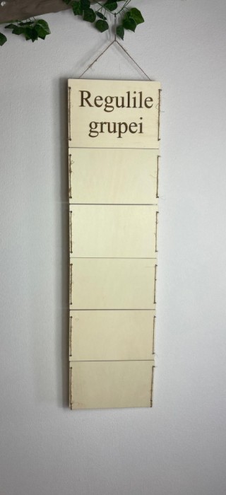 Regulile clasei grupei casei