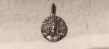 MEDALION foarte vechi ISUS HRISTOS RASTAGNIT manopera EXCEPTIONALA rar SPANIA