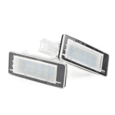 Set 2x Lampi led numar dedicate Dacia Duster Logan MCV Lodgy Renault Fluence Laguna Espace Scenic