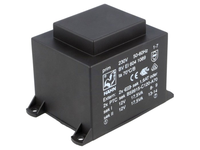 Transformator &icirc;ncapsulat 35VA 230V AC