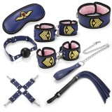 Set bondage Air Force 8pcs Bleumarin/Roz