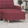 VidaXL Taburet, roșu vin, 70x55x41 cm, material textil