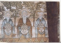 bnk cp Ieud - Biserica de lemn din deal - Sfintii patriarhi Avraam , Isaac si Iacob - necirculata