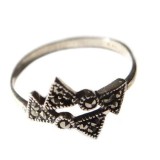 Inel din argint 925 cu marcasite m60