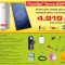 Pachet solar (kit) complet pentru apa calda menajera pentru 2-3 persoane, 120...