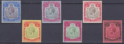 DB1 Colonii Bermuda 1918 KG V 6 v. Mi 43 - 48 950 &amp;euro; MH cu sarniera, hartie intacta si guma originala 2 poze foto