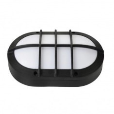 Aplica cu led Kafkas Black, 8W, Negru, corp aluminiu, 420lm, lumina neutra 4000K