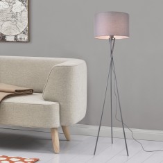 Lampa de podea Grenoble 154 cm 1 x E27 gri [lux.pro] HausGarden Leisure foto