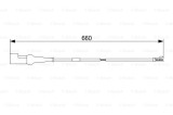 BOSCH 1 987 473 575 senzor de avertizare,uzura placute de frana