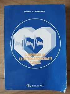 Compediu de electrocardiografie clinica- Eugen D. Popescu foto