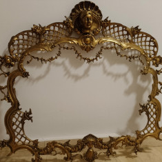 Spectaculoasa rama oglinda din bronz masiv Baroc