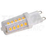 Sursă de lumină LED &icirc;n carcasă din material plastic\n230 VAC, 3 W, 2700 K, G9, 350 lm, 270&deg;, EEI=E