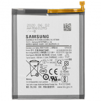 Acumulator Samsung Galaxy A71 A715, EB-BA715ABY foto
