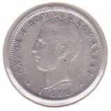 Monedă Rom&acirc;nia 1 leu 1906 Carol I &ndash; comemorativă 1866&ndash;1906