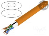 Cablu BITNER BiTLAN S/FTP 4x2x23AWG Cat 6 pentru transmisie date LAN interior