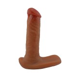 Vibrator Leso Telescopic 22cm Flesh