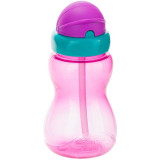 Cumpara ieftin Canpol babies Sport Cup biberon pentru copii cu pai 12m+ Pink 270 ml