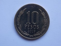 10 PESOS 2019 CHILE foto