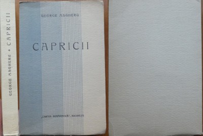 George Magheru, Capricii,1929, editia 1 cu autograf, exemplar 89 / 500 foto