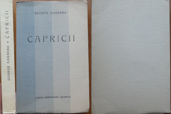 George Magheru, Capricii,1929, editia 1 cu autograf, exemplar 89 / 500