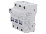 Suport Siguranță LOVATO ELECTRIC 10x38mm 32A 690VAC 3 Poli pentru Șină DIN