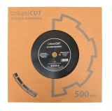 Disc diamantat segmentat Stager Urban Cut pentru beton si asfalt, 500 mm