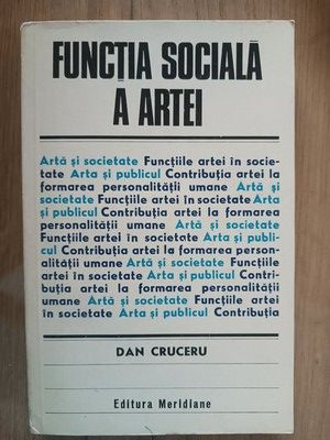 Functia sociala a artei- Dan Cruceru foto