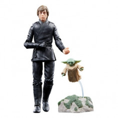 Star Wars: The Book of Boba Fett Black Series Set 2 figurine Luke Skywalker & Grogu 15 cm