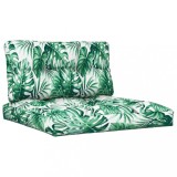 Cumpara ieftin Perne de paleti, 2 buc., model cu frunze, textil