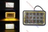 Far de Lucru LED cu DRL Neon, Proiector Auto H4, Faza Scurta/Lunga, IP68, Rezistent la Socuri