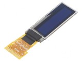 Afișaj OLED grafic 0,91&quot; 128x32 galben, dimensiuni 30x11,5x1,26mm