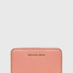 MICHAEL Michael Kors portofel de piele femei, culoarea roz