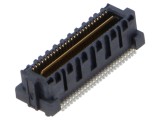 Conector SAMTEC PCB-PCB tată PIN 52 0,635mm QMS aurit SMT soclu