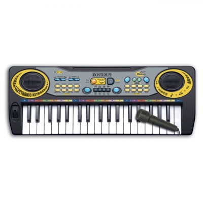 Orga Electronică Copii, Bontempi, 37 de Clape, Microfon, Multicolor foto