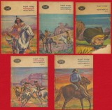 Karl May, &quot;Winetou.&quot; 1972 - 5 volume BPT Nr. 672, 673, 674, 675 si 676
