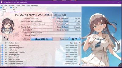 SSD WD nvme 256gb pci e gen4 foto