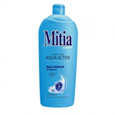 Rezerva Sapun Lichid MITIA Aqua Active, 1L, Parfum Marin, Bidon Rezerva Sapun Lichid 1L, Rezerve de Sapun Lichid, Rezerve de Sapunuri Lichide, Rezerve