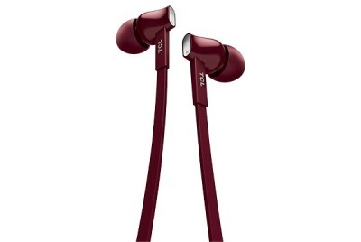 Casti+micr TCL MTRO100 burgundy in ureche foto