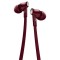 Casti+micr TCL MTRO100 burgundy in ureche