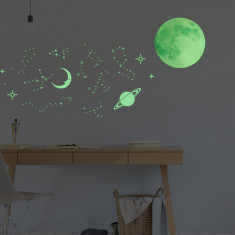 Sticker Glow In The Dark Stars And Moons