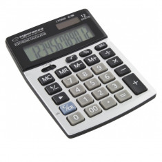 Calculator electronic de birou, Esperanza ECL102 Newton ,12 digit, ecran inclinat foto