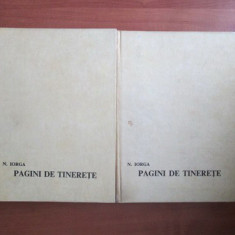 N. Iorga - Pagini de tinerețe ( 2 vol. )