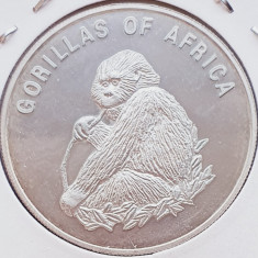 1961 Uganda 1000 Shillings 2003 Eating gorilla km 102