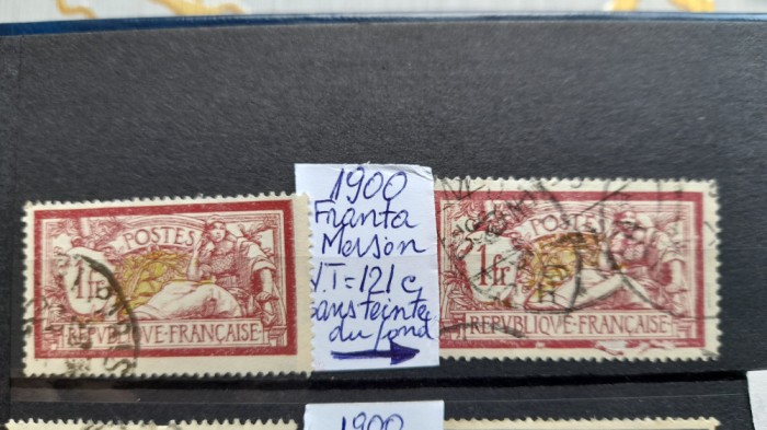 1900 Franta Merson Y.T121 c -stamp.-RAR