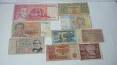 BANCNOTE STRAINE LOT 9 BUC.
