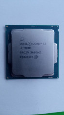 Procesor Intel core I3 9100, 4 nuclee, 3.6 pana la 4.2 Ghz, 6 mb cache foto