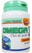 Omega 3 ulei de peste 30 capsule - CosmoPharm foto