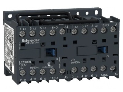 Contactor reversibil cu 3 poli și 3 contacte auxiliare - NO foto